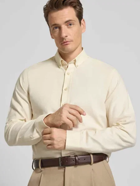 Koszula casualowa z kołnierzykiem typu button down Lindbergh