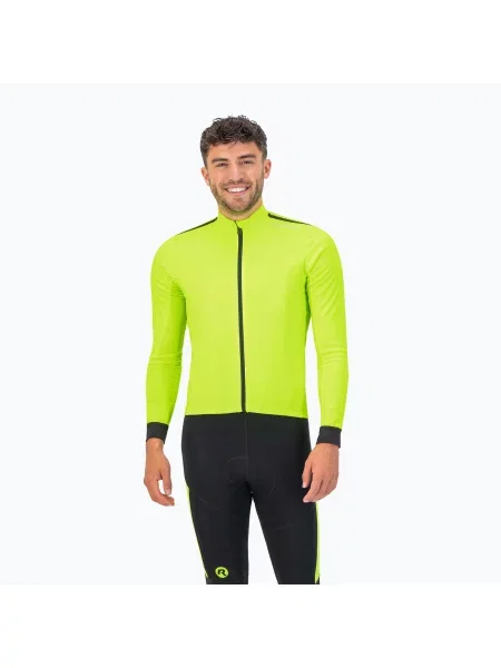 Велосипедний лонгслів Rogelli Core флюор/чорний чорний