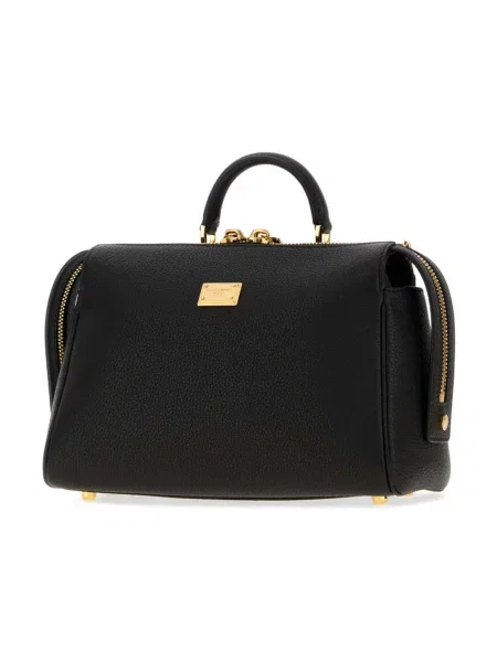 Torebka Dolce And Gabbana skórzana czarna