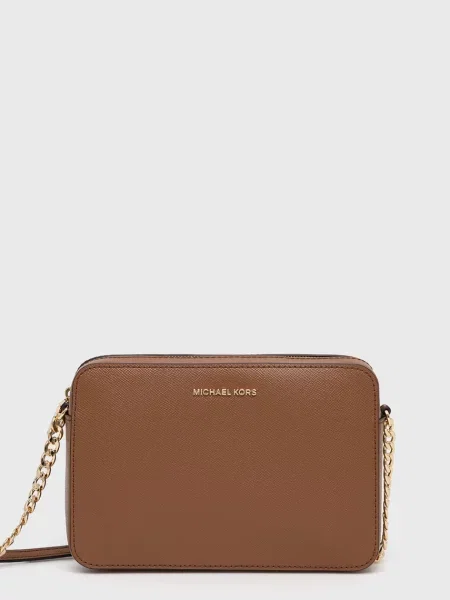 Torebka Michael Kors skórzana brązowa