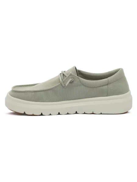Pantofi Pitas verde