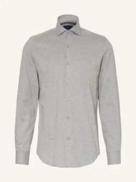 Paul & Shark Koszula Flanelowa Comfort Fit grau szara