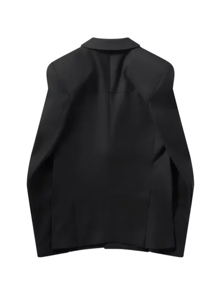 Geacă Matières Fécales cu două rânduri de nasturi negru