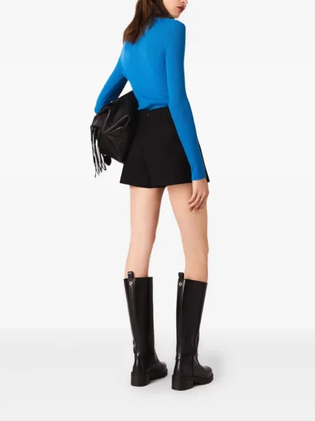 Pantaloni scurți Maje drapate negru