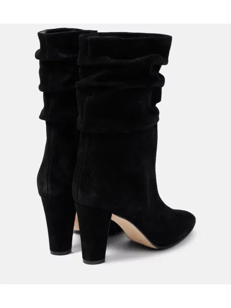 Cizme Manolo Blahnik din piele de căprioară negru