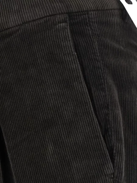 Pantaloni Michael Coal de catifea cord maro