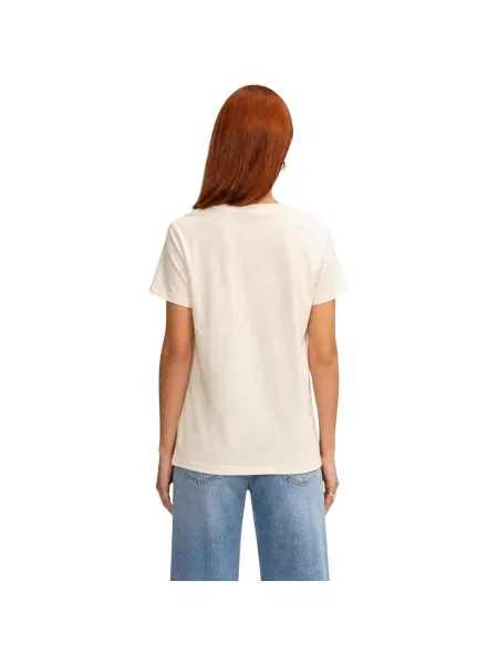 Tricou Guess cu model piele de șarpe bej