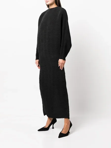 Rochie midi Róhe până la genunchi de costum negru