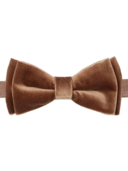 Papion Paul Smith cu funde de catifea maro