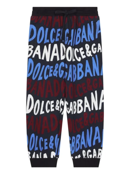 Spodnie dziecięce Dolce And Gabbana niebieskie