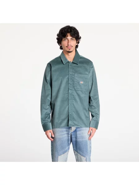 Риза Dickies Corduroy Long Sleeve Shirt Lincoln Green M зелено