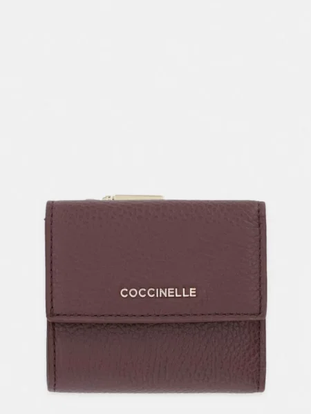 Coccinelle portofel pentru femei din piele violet