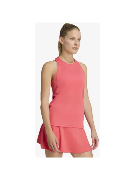 Koszulka adidas Club Climacool bez rękawów koralowy XS różowy