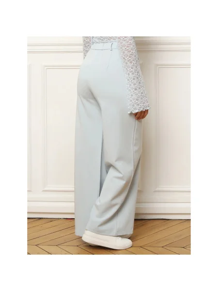 Pantaloni La Modeuse albastru