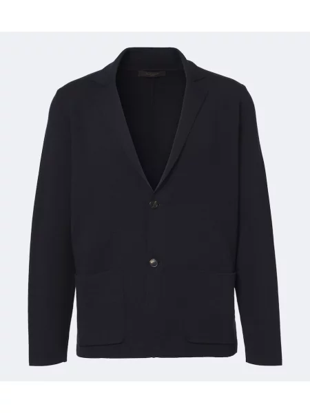 Cardigan Slowear de lână albastru