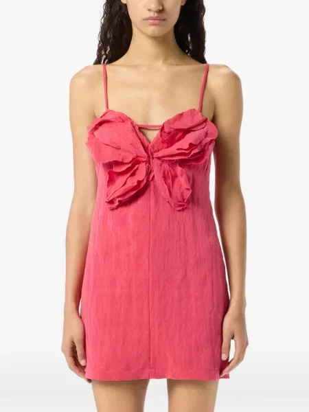 Rochie mini Blumarine cu aplicații de costum mini roz