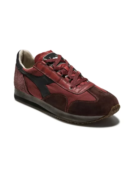 Sneakersy Diadora skórzane czerwone