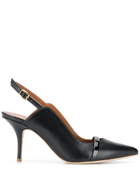 Pantofi cu toc Malone Souliers slingback negru