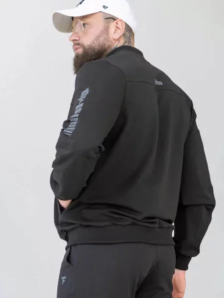 Бомбер Totalfit черный