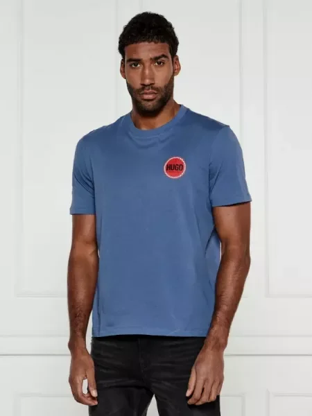 HUGO Tricou Danetchorb albastru