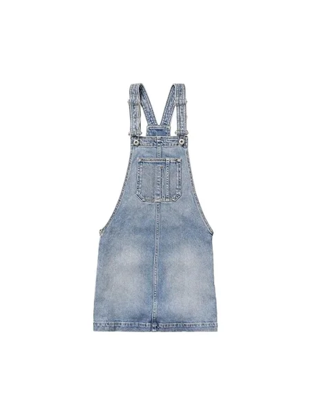Salopetă de blugi copii Pepe Jeans albastru
