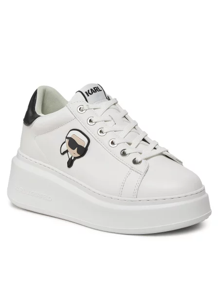 Tenisice KARL LAGERFELD White Lthr bijela