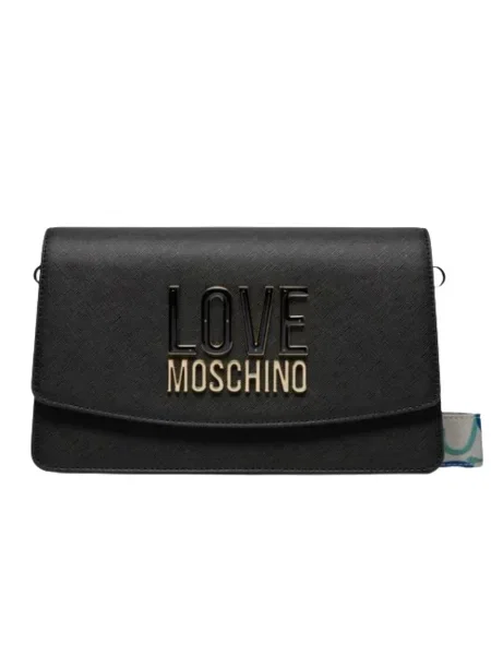 Torebka Love Moschino z logo czarna