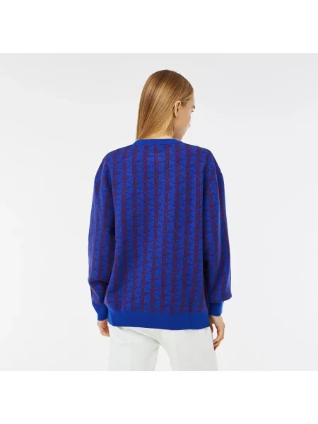 Lacoste Sweter Lacoste niebieski