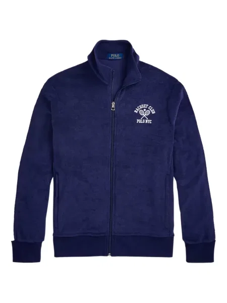 Hanorac Polo Ralph Lauren în carouri cu două rânduri de nasturi cu broderie albastru