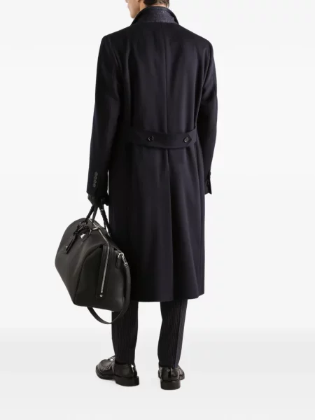 Vilnonės kelnės Dolce & Gabbana mėlyna