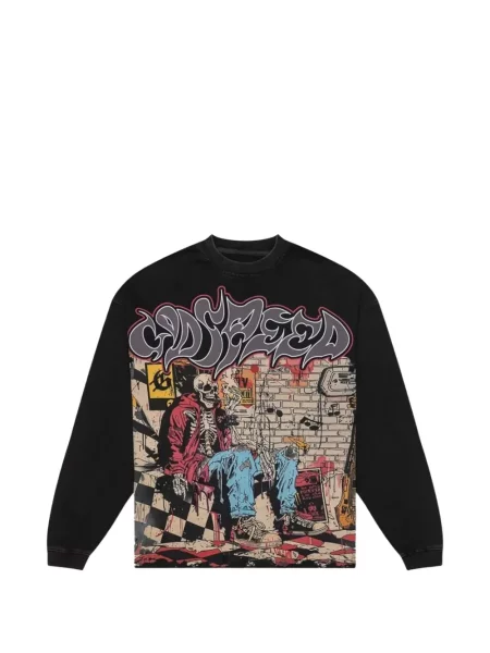 Pulover Godspeed lung negru