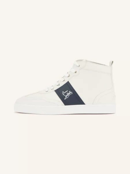 Christian Louboutin Kotníkové Tenisky Retero High Flat / černá bílá
