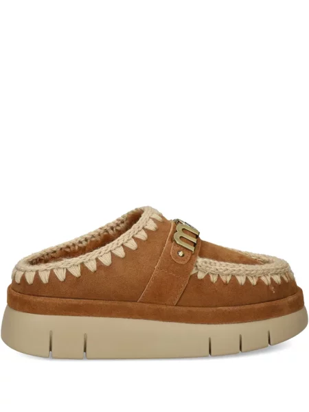 Papuci tip mules Mou maro