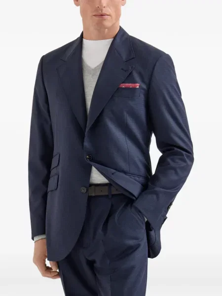 Sacou Brunello Cucinelli albastru
