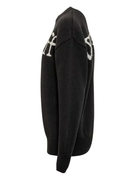 Pulover Off-white alb