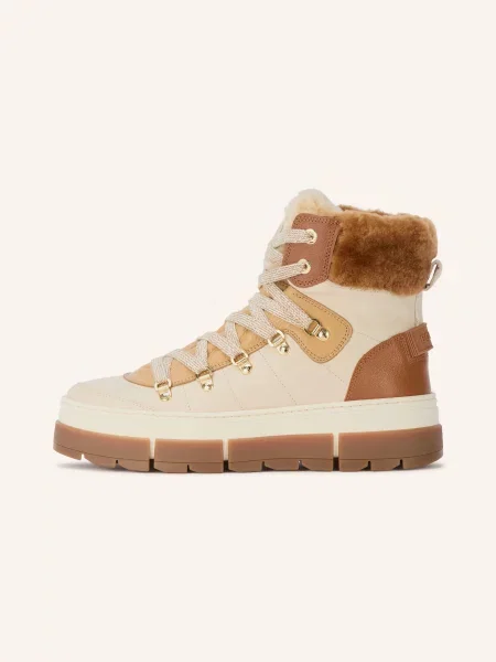 Bogner Botki Sznurowane Vaduz S 4 beige beżowe