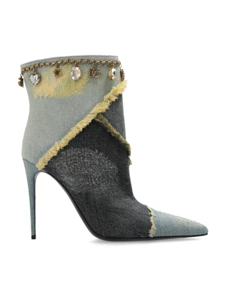 Botki Dolce And Gabbana niebieskie
