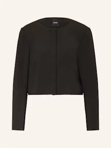 Marc Cain Żakiet Pudełkowy schwarz czarna
