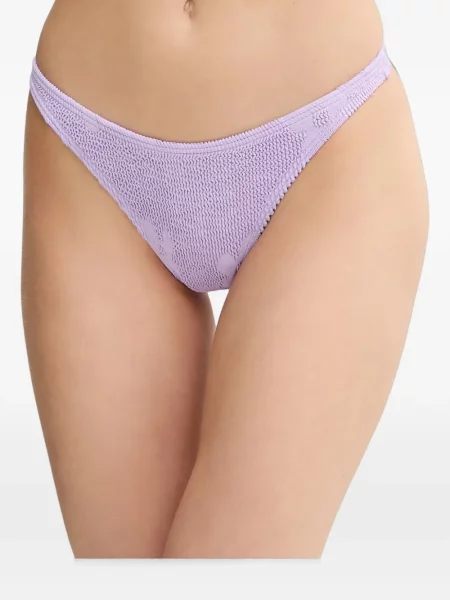 Bikini Bond Eye cu model floral din jacard violet