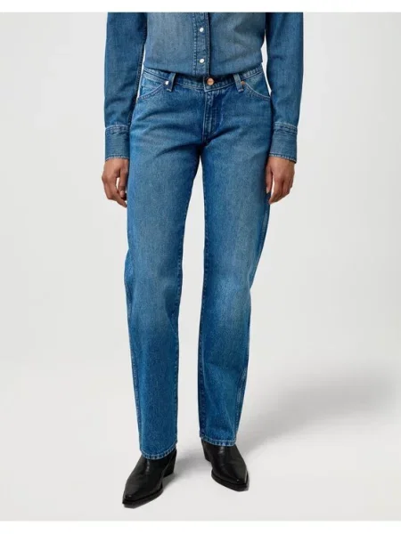 Ковбойские прямые джинсы Wrangler