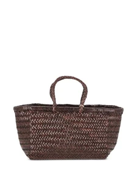 Geantă shopper Dragon Diffusion din piele maro