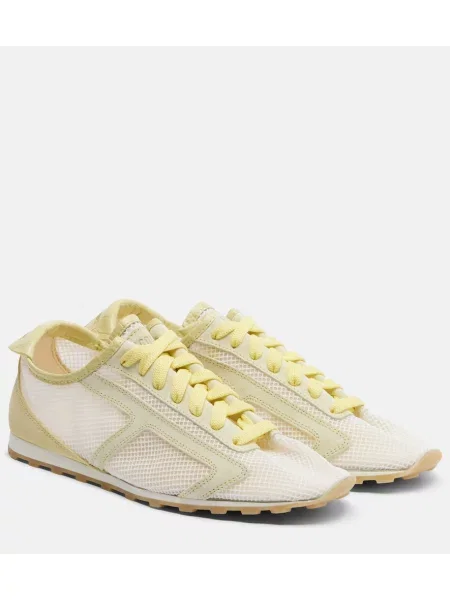 Sneakerși Jacquemus din piele tenis galben