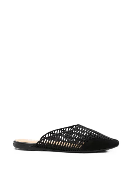 Papuci tip mules Patrizia Pepe negru