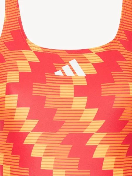 Adidas Plavky S Celoplošným Potiskem Inspirovaným Fotbalem / oranžová / žlutá červená