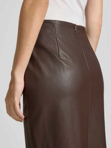 Spódnica mini z imitacji skóry model ‘DAGMAR’ Vila