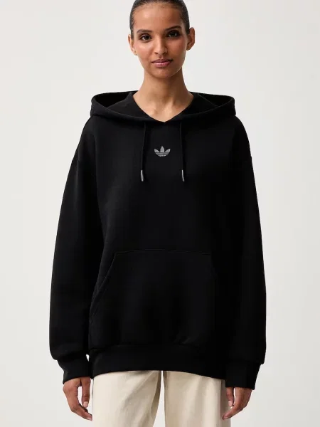 Adidas Originals hanorac cu glugă pentru femei cu Spacer negru
