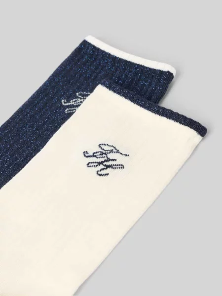 Skarpety z mieszanki bawełny Tommy Hilfiger granatowe