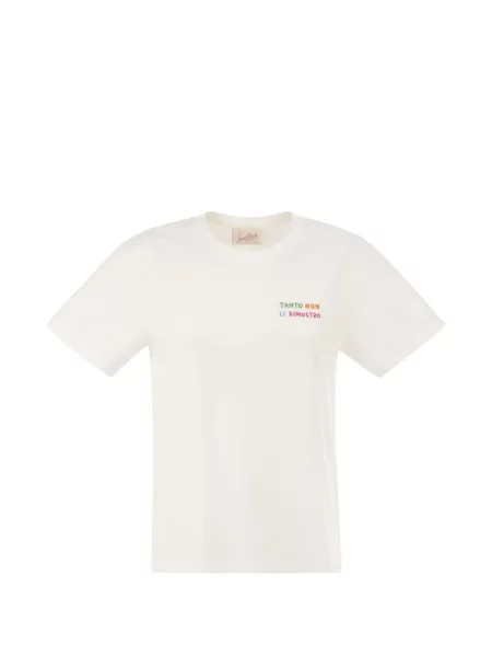 Tricou Mc2 Saint Barth cu broderie alb