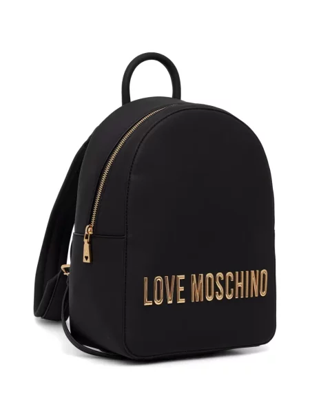 Rucsac Love Moschino cu autograf negru