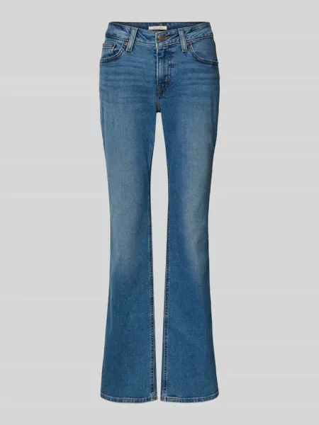 Jeansy bootcut z mieszanki bawełny Levi's błękitne